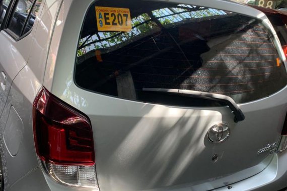 Silver Toyota Wigo 2019 for sale in Quezon City