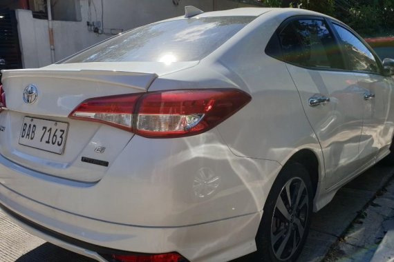 Pearlwhite Toyota Vios 2019 for sale in Quezon City 