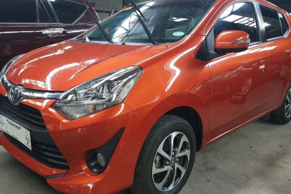 Sell Orange 2019 Toyota Wigo in Quezon City 