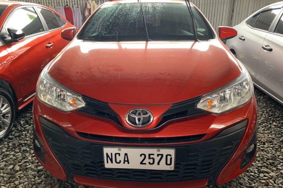 Red Toyota Yaris 2018 for sale in Quezon City