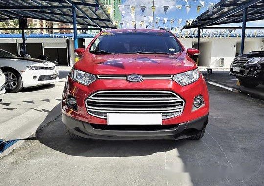 Red Ford Ecosport 2016 at 37000 km for sale Paranaque