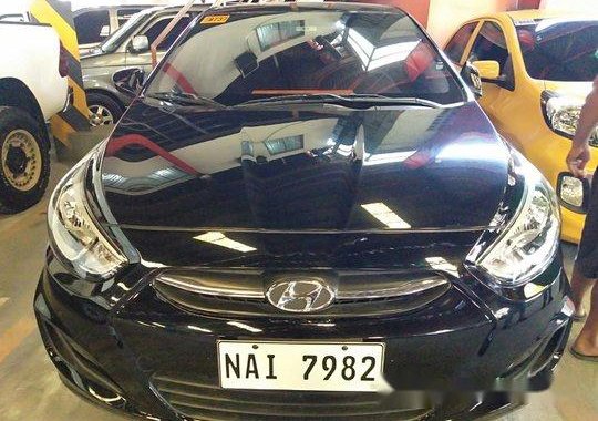 Black Hyundai Accent 2016 for sale in Quezon City