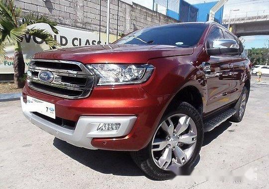 Selling Red Ford Everest 2018 in Quezon City 