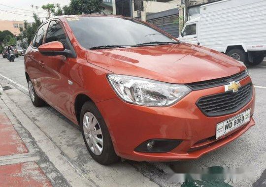 Orange Chevrolet Sail 2017 for sale in Quezon City