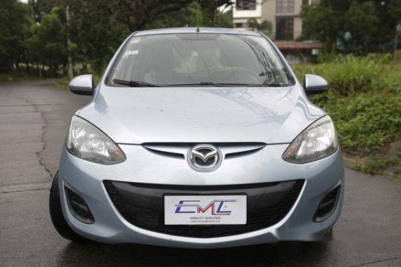 Blue Mazda 2 2014 for sale in Quezon City