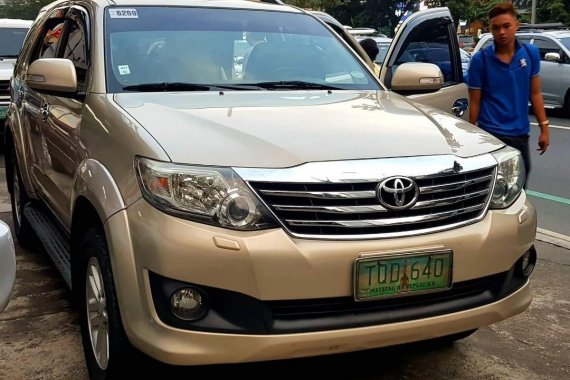 Toyota Fortuner 2012 for sale in Manila