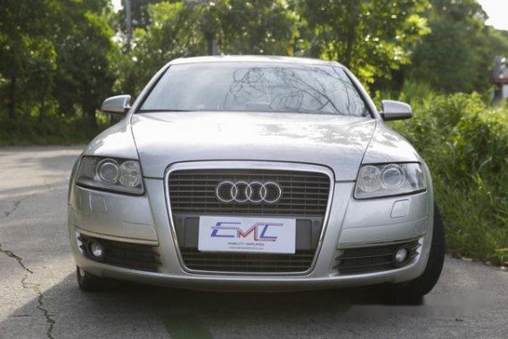 Silver Audi A6 2006 for sale in Quezon City 