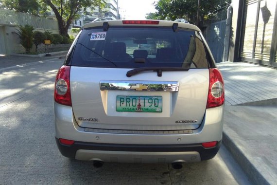 Selling Silver Chevrolet Captiva 2010 in Quezon City