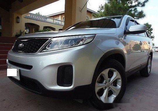 Silver Kia Sorento 2014 for sale in Quezon City