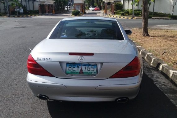 Selling Silver Mercedes-Benz Sl500 2002 in Manila