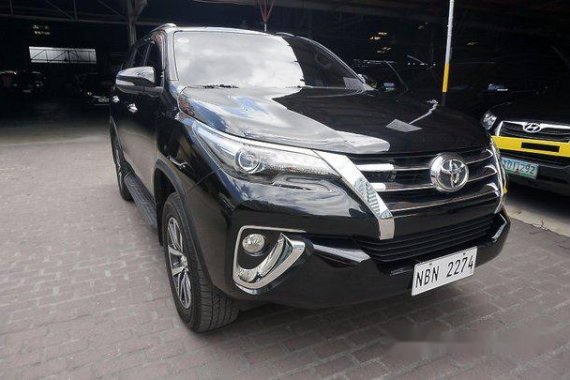 Black Toyota Fortuner 2017 for sale in Makati