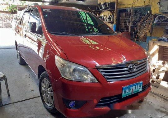 Red Toyota Innova 2014 for sale in Parañaque