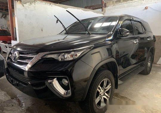 Selling Black Toyota Fortuner 2017 in Quezon City