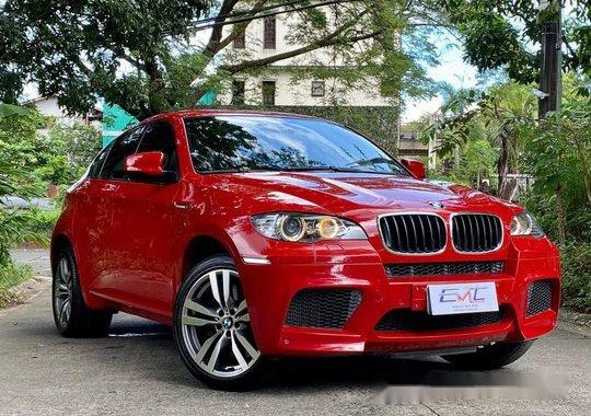 Red Bmw X6 M 2011 for sale in Quezon City