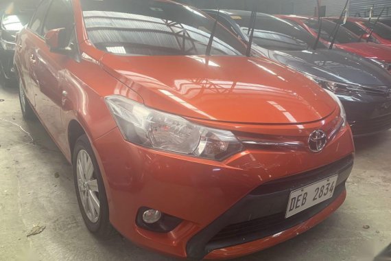 Orange Toyota Vios 2016 for sale in Quezon City