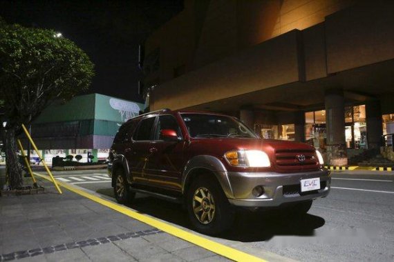 Sell Red 2003 Toyota Sequoia in Quezon City