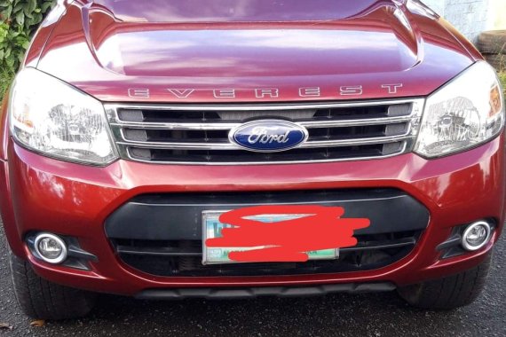 Red Ford Everest 2014 Manual for sale 