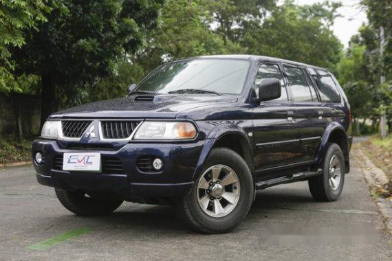 Sell Blue 2005 Mitsubishi Montero Sport in Quezon City