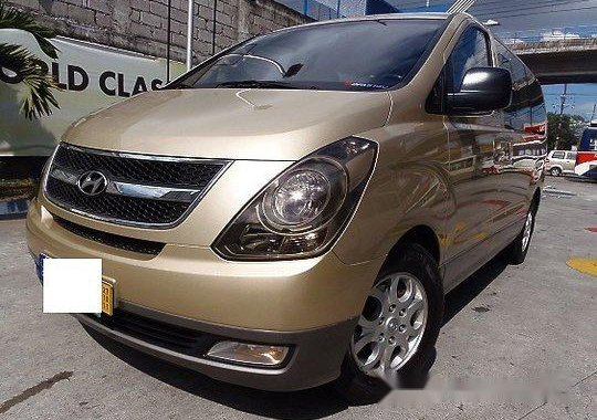 Gold Hyundai Grand starex 2010 for sale in Quezon City