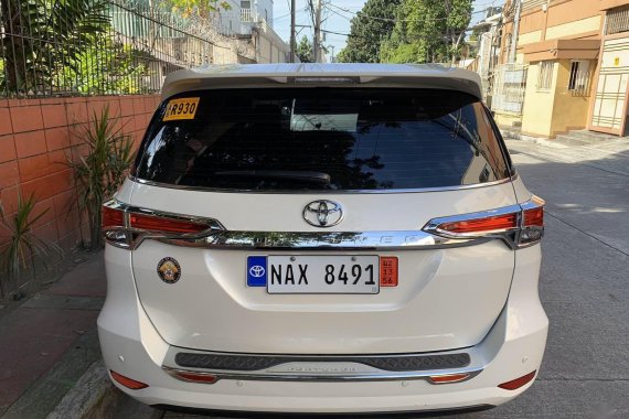 Pearl White Toyota Fortuner 2018 for sale in Pasig