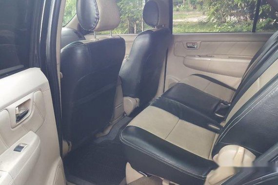 Black Toyota Fortuner 2008 for sale in Cavite