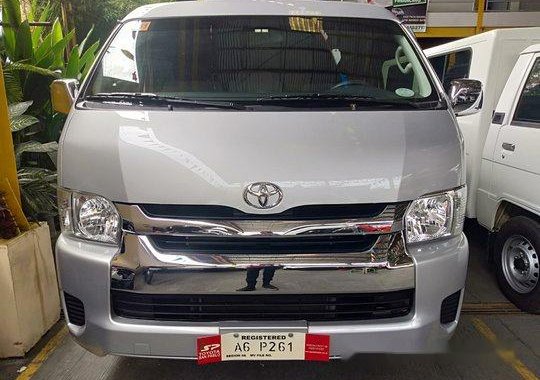 Silver Toyota Hiace 2018 for sale in Quezon City
