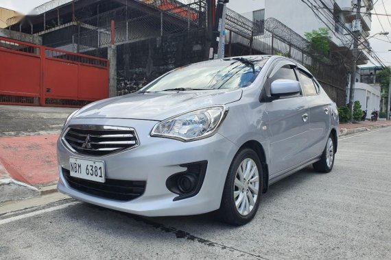 Silver Mitsubishi Mirage G4 2017 for sale in Quezon City