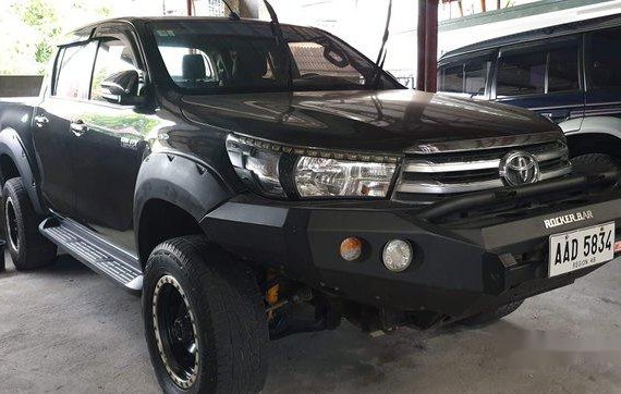 Sell Black 2016 Toyota Hilux in Quezon City 