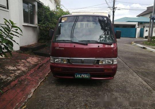 Sell Red 2013 Nissan Urvan in Quezon City