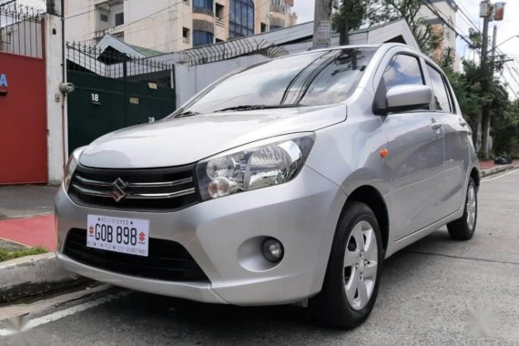 Silver Suzuki Celerio 2017 for sale in Quezon City