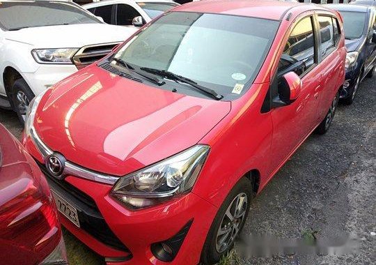 Red Toyota Wigo 2018 for sale in Quezon City