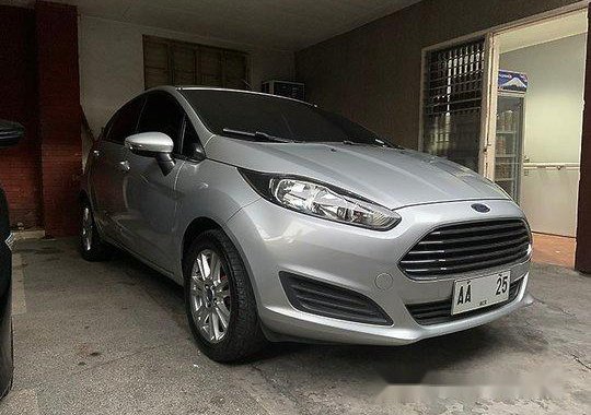 Silver Ford Fiesta 2014 for sale in Quezon City