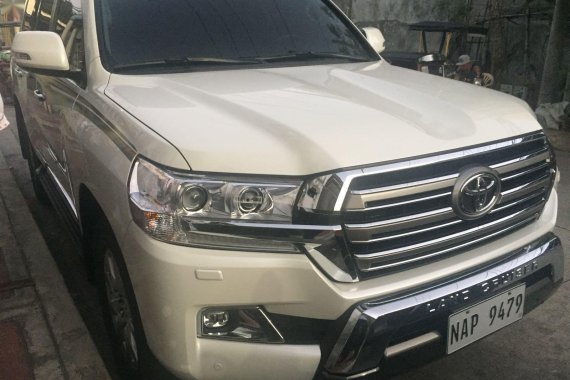 Pearl White Toyota Land Cruiser 2018 for sale in Pasig