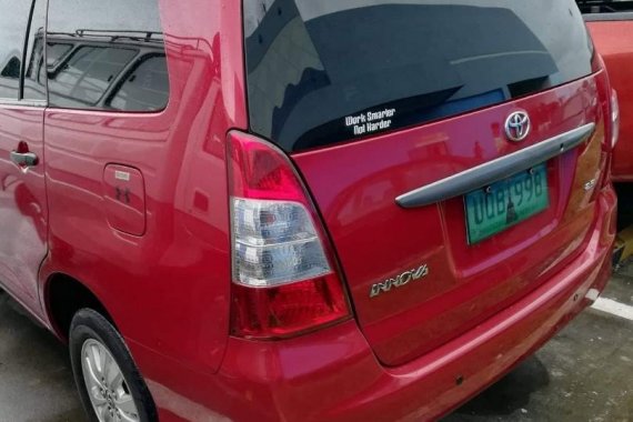 Selling Red Toyota Innova 2012 in Dagupan