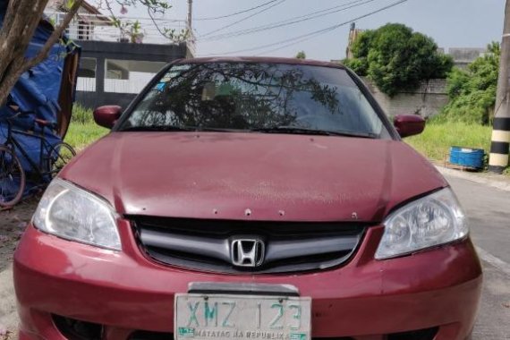 Selling Red Honda Civic 2004 in Las Piñas