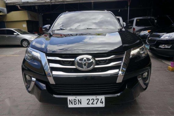 Black Toyota Fortuner 2017 for sale in Automatic