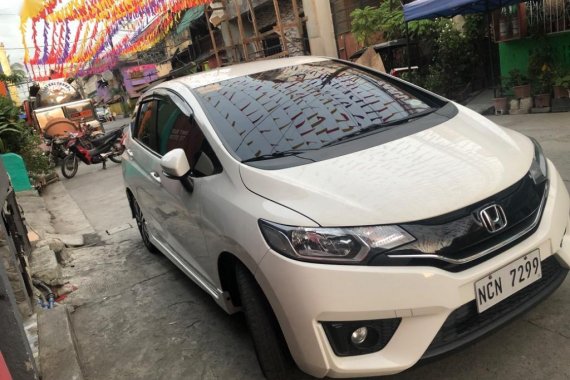 White Honda Jazz 2014 for sale in Manila