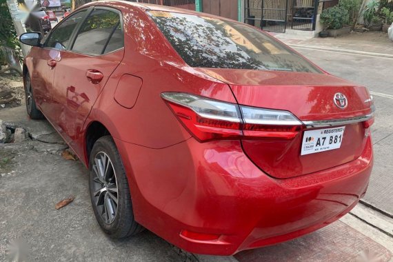 Sell Red 2018 Toyota Altis in Makati