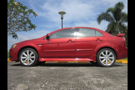 Sell Red 2014 Mitsubishi Lancer ex Sedan at  CVT  in  at 47000 in Silang