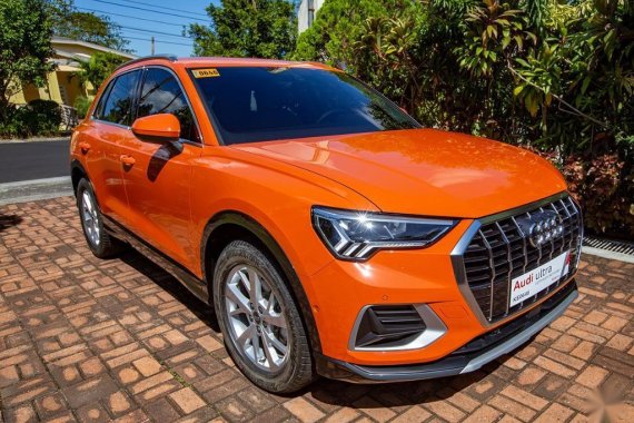 Orange Audi Q3 2020 for sale in Subic 