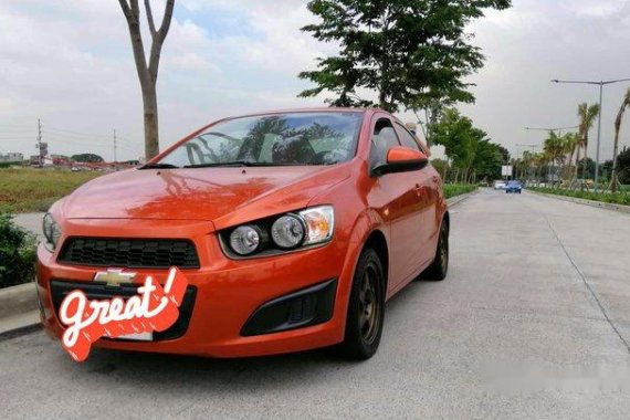 Selling Orange Chevrolet Sonic 2014 in Taguig