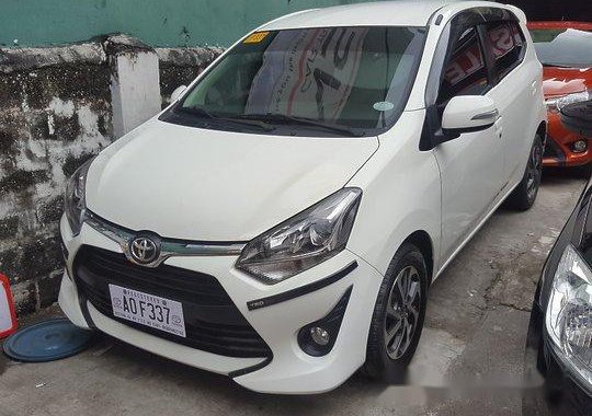 White Toyota Wigo 2017 for sale in Calasiao