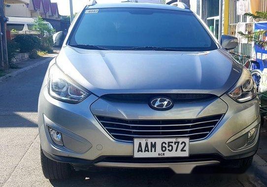 Silver Hyundai Tucson 2014 for sale in Automatic