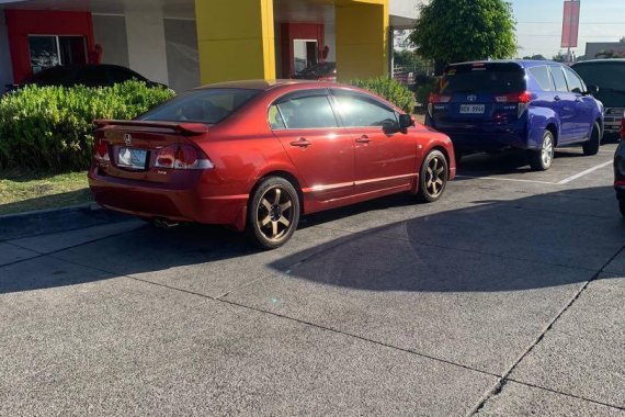 Red Honda Civic 2007 for sale in Automatic