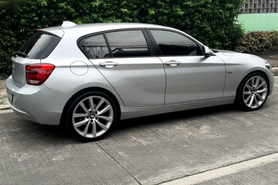 Pearl white Bmw 118I 2013 for sale in Muntinlupa