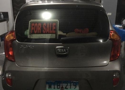 Sell Grey 2014 Kia Picanto in Manila