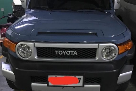 Blue Toyota Fj Cruiser 2015 for sale in Manila