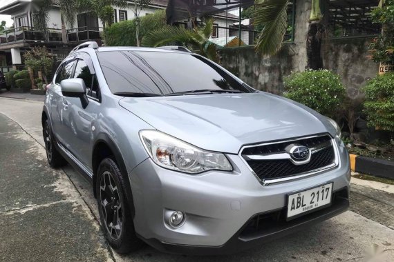 Silver Subaru Xv 2015 for sale in Quezon City