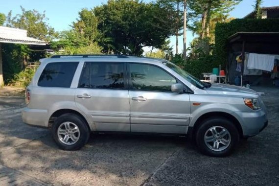 Silver Honda Pilot 2007 for sale in Automatic