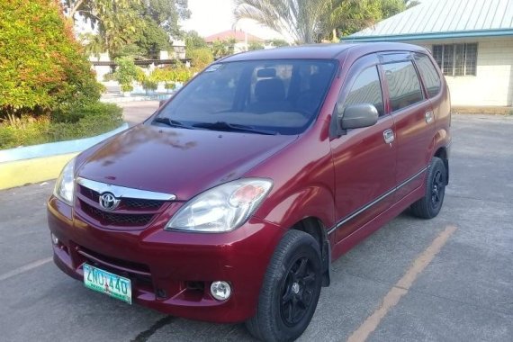 Red Toyota Avanza 2008 for sale in Manual